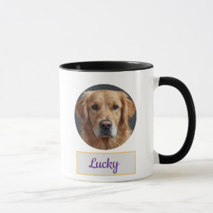 Aangepaste Hond Mam, Hond Pap, Personaliseer Gift Mok