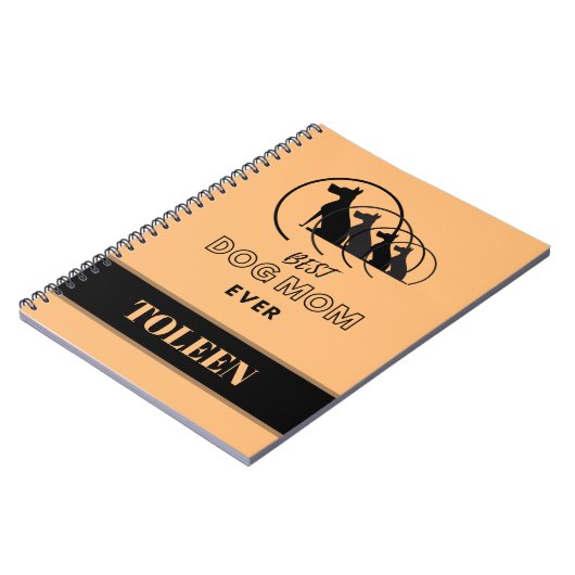 Aangepaste hond notitieboek (Linkerzijde)