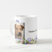 Aangepaste Hond of Kat Fotonaam Pet Lover Gift Mok (Voorkant links)