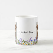 Aangepaste Hond of Kat Fotonaam Pet Lover Gift Mok (Center)