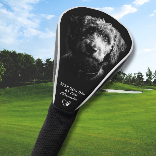 Aangepaste hondenfoto Best Doodle Dad van Par Golfheadcover