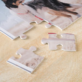 Aangepaste hondenfoto collage legpuzzel (Zijkant)