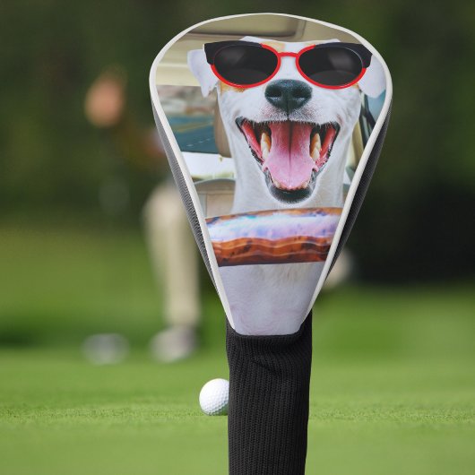 Aangepaste hondenfoto golfheadcover