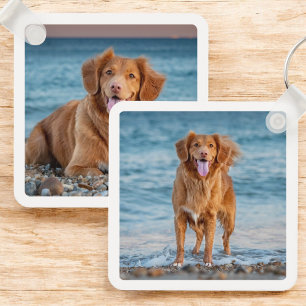 Aangepaste Hondenliefhebber Gepersonaliseerde Pet Sleutelhanger