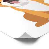 Aangepaste hondennaam en foto poster (Hoek)