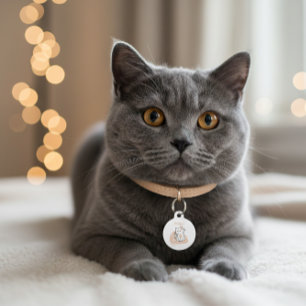 Aangepaste hondenpenning “Ik ben verloren, bel mij Huisdierpenning