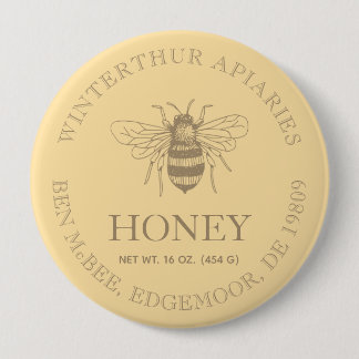 Aangepaste honing zakelijke promotie ronde button 4,0 cm