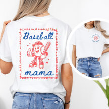 Aangepaste honkbal mama en teamnaam