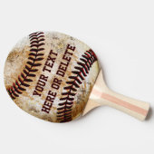 Aangepaste  honkbal pingpongpeddel tafeltennisbatje (Zijkant)