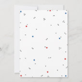 Aangepaste honkbal verjaardagsfeestuitnodiging kaart (Achterkant)