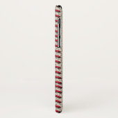 Aangepaste honkbalspeler Aanpasbare nummer naam Case-Mate iPhone Case (Achterkant/links)