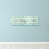 Aangepaste hoogte en lengte van het kustdecor canvas afdruk (Insitu (Houten vloer))