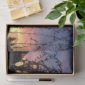 Aangepaste Horizon Sunrise Fotodecoupage Tissuepapier (Geschenk)