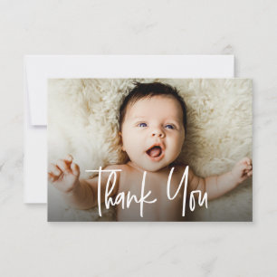 Aangepaste Horizontale Baby Foto Geboorte Handlett Aankondiging