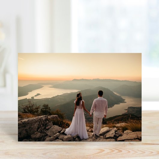 Aangepaste horizontale fotokaarten kaart