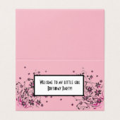 Aangepaste horizontale tapekaart kaart (Buitenkant ongevouwen)