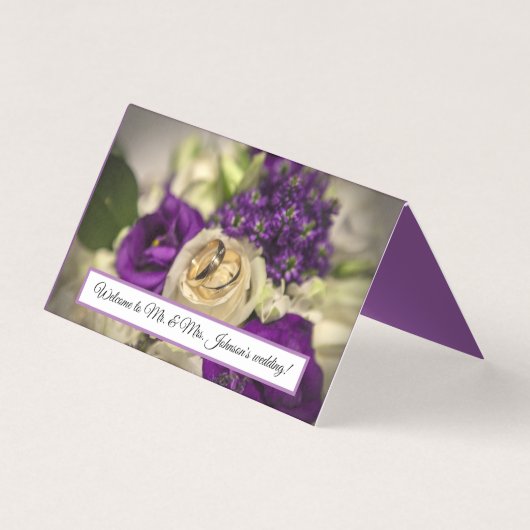 Aangepaste horizontale tapekaart kaart (Voorkant)