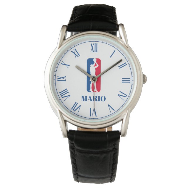 Aangepaste horloges met basketbalontwerp (Voorkant)