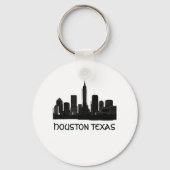 Aangepaste Houston Texas Skyline Sleutelhanger (Voorkant)