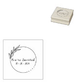 Aangepaste houten stempel voor evenementen (Gestempeld)