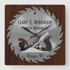 Aangepaste houtwerk zaagblad schaafmachine klok