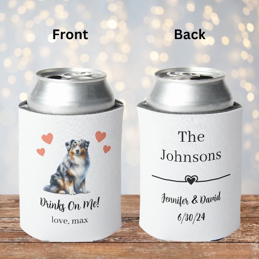 Aangepaste huisdier bruiloft Koelbox Blikjeskoeler