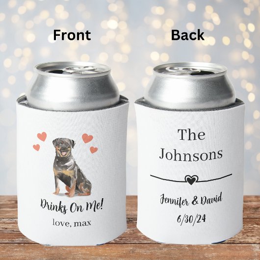 Aangepaste huisdier bruiloft Koelbox Blikjeskoeler