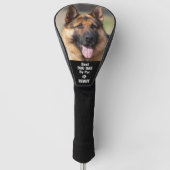 Aangepaste Huisdier Duitse Herdershond Foto gepers Golfheadcover (Voorkant)