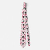 Aangepaste huisdier foto harten Valentijnsdag Stropdas (Voorkant)