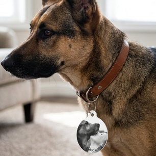 Aangepaste huisdier foto hond liefhebber aandenken huisdierpenning