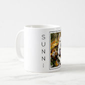 Aangepaste huisdier FOTO, NAAM Hondenliefhebbers P Koffiemok (Voorkant links)