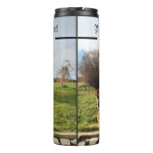 Aangepaste huisdier foto voor herinneren slogan Bl Thermosbeker (Achterkant)