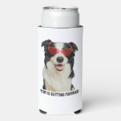 Aangepaste huisdier minnaar hond of kat bruiloft a (Seltzer Achterkant)