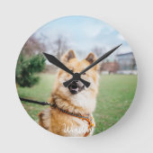 Aangepaste Huisdier Muur Klok – Gepersonaliseerde  (Voorkant)