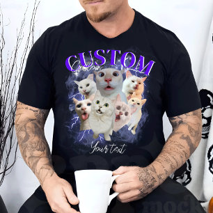 Aangepaste Huisdier, Retro Graphic 90s Pet Bootleg T-shirt