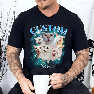 Aangepaste Huisdier, Retro Graphic 90s Pet Bootleg T-shirt