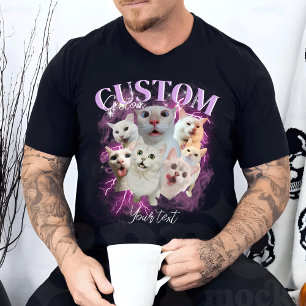Aangepaste Huisdier, Retro Graphic 90s Pet Bootleg T-shirt