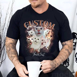 Aangepaste Huisdier, Retro Graphic 90s Pet Bootleg T-shirt