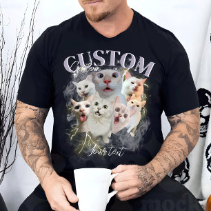 Aangepaste Huisdier, Retro Graphic 90s Pet Bootleg T-shirt