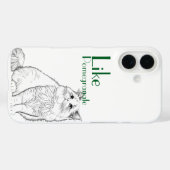 Aangepaste huisdier telefoonhoesje met behulp van  Case-Mate iPhone case (Achterkant (horizontaal))