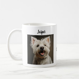 Aangepaste huisdierbeker met jouw foto & naam koffiemok