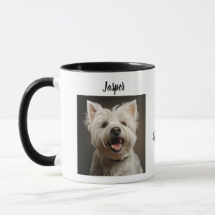 Aangepaste huisdierbeker met jouw foto & naam mok