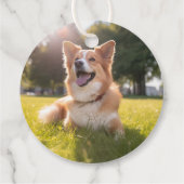 Aangepaste huisdierfoto bedankjes labels (Achterkant)