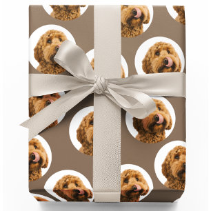 Aangepaste huisdierfoto cadeaupapier