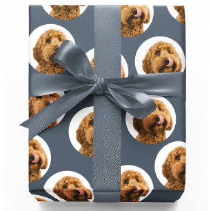 Aangepaste huisdierfoto cadeaupapier