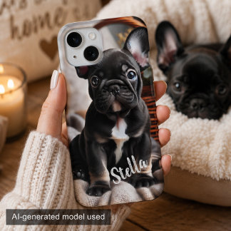 Aangepaste huisdierfoto met gepersonaliseerde naam