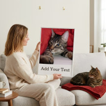 Aangepaste huisdierfoto met grappige tekst Persoon