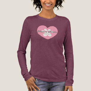 Aangepaste huisdiermoeder met naam adoptie Tri-Blend shirt