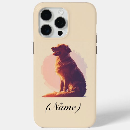 Aangepaste huisdiernaamoptie Case-Mate iPhone case (Achterkant)