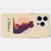 Aangepaste huisdiernaamoptie Case-Mate iPhone case (Achterkant (horizontaal))